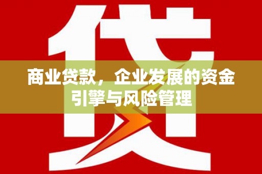 邯郸商业贷款，企业发展的资金引擎与风险管理
