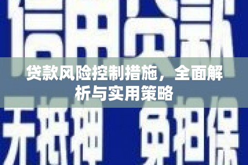 邯郸贷款风险控制措施，全面解析与实用策略