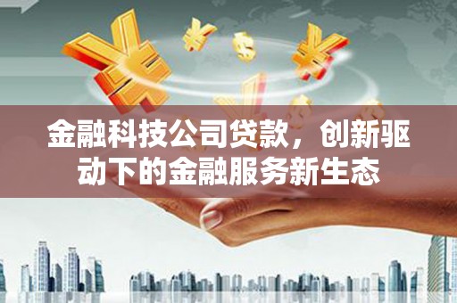 邯郸金融科技公司贷款，创新驱动下的金融服务新生态