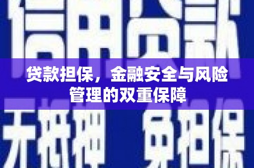 邯郸贷款担保，金融安全与风险管理的双重保障