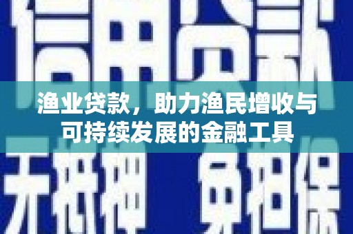 邯郸渔业贷款，助力渔民增收与可持续发展的金融工具