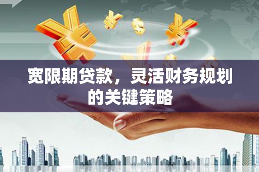 邯郸宽限期贷款，灵活财务规划的关键策略