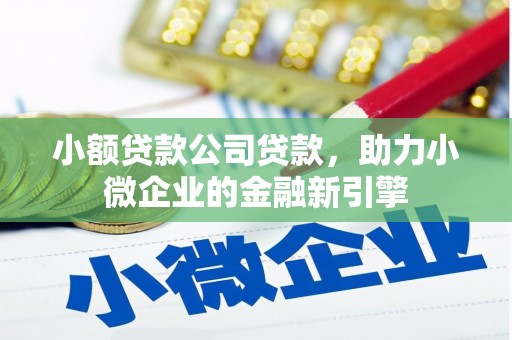 邯郸小额贷款公司贷款，助力小微企业的金融新引擎