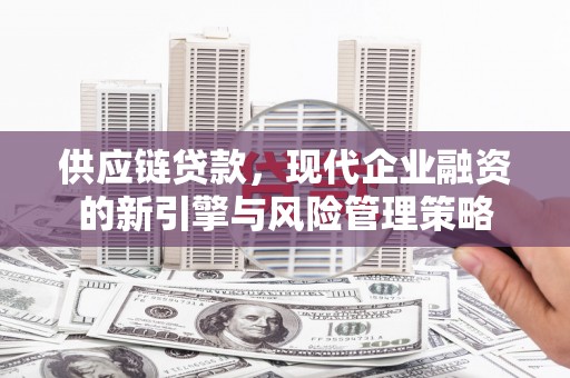 邯郸供应链贷款，现代企业融资的新引擎与风险管理策略