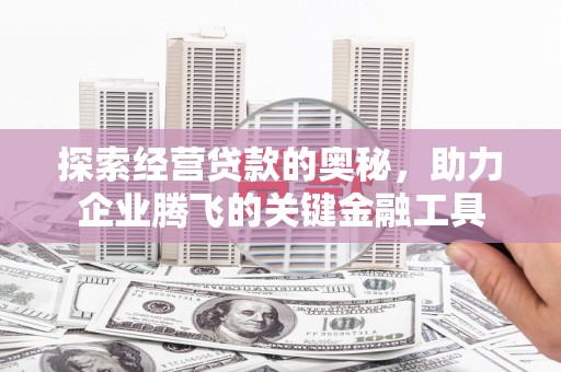 邯郸探索经营贷款的奥秘，助力企业腾飞的关键金融工具