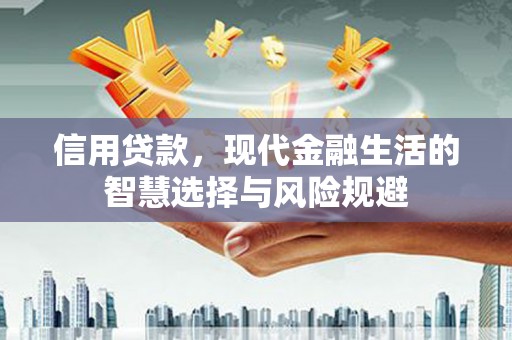 邯郸信用贷款，现代金融生活的智慧选择与风险规避
