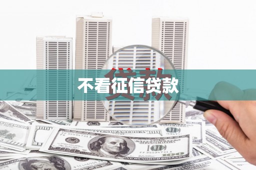 邯郸不看征信贷款