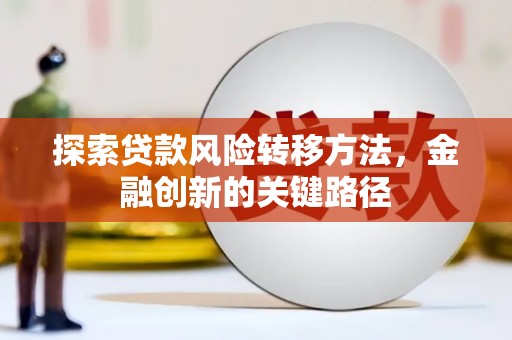 邯郸探索贷款风险转移方法，金融创新的关键路径