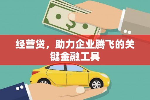 邯郸经营贷，助力企业腾飞的关键金融工具