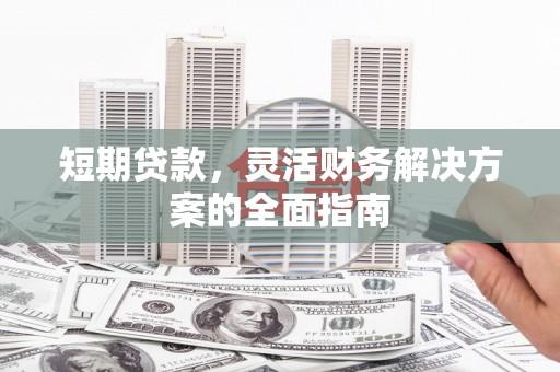 邯郸短期贷款，灵活财务解决方案的全面指南