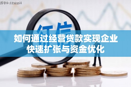 邯郸如何通过经营贷款实现企业快速扩张与资金优化