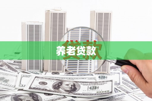 邯郸养老贷款