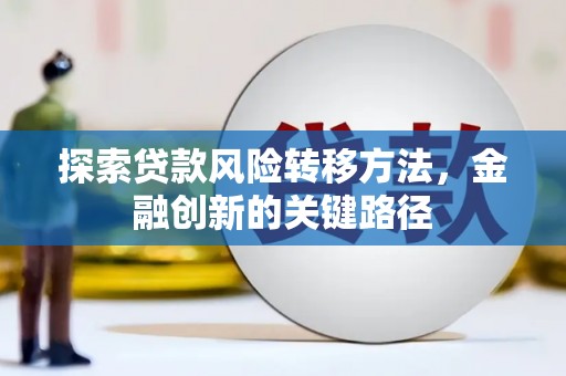 邯郸探索贷款风险转移方法，金融创新的关键路径