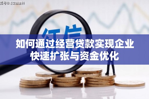 邯郸如何通过经营贷款实现企业快速扩张与资金优化