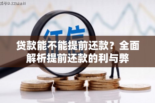 邯郸贷款能不能提前还款？全面解析提前还款的利与弊