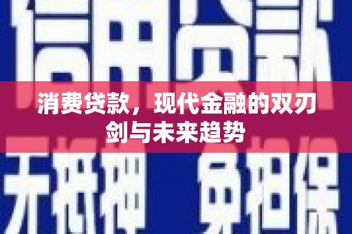 邯郸消费贷款，现代金融的双刃剑与未来趋势