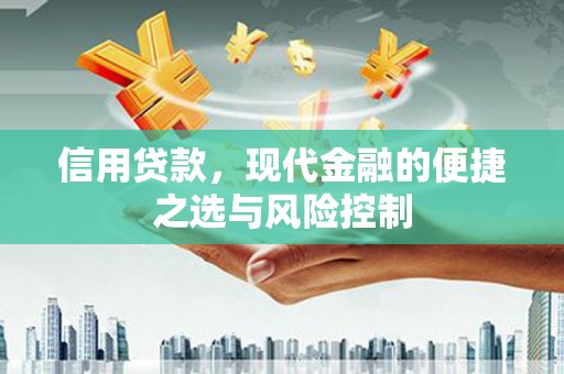 邯郸信用贷款，现代金融的便捷之选与风险控制