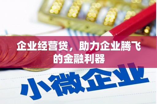 邯郸企业经营贷，助力企业腾飞的金融利器