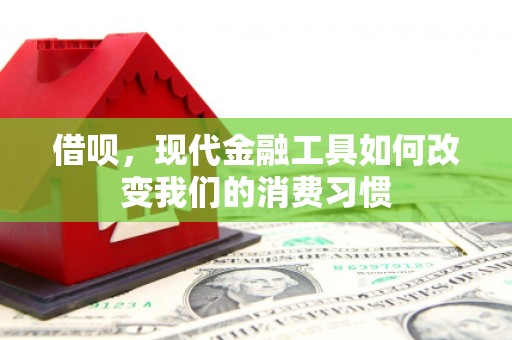 邯郸借呗，现代金融工具如何改变我们的消费习惯