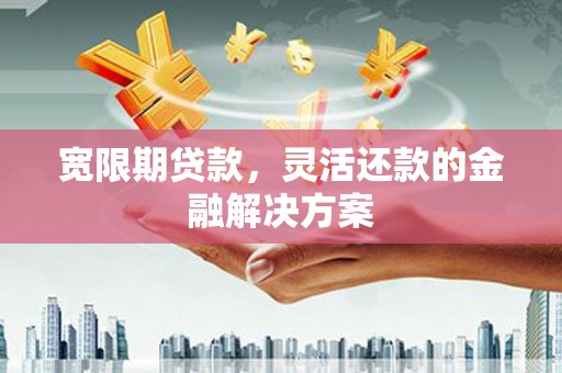 邯郸宽限期贷款，灵活还款的金融解决方案