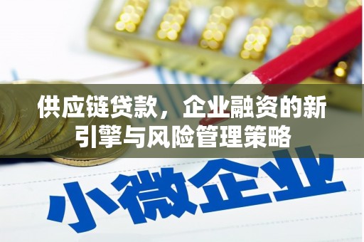邯郸供应链贷款，企业融资的新引擎与风险管理策略