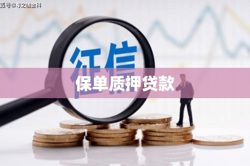 邯郸保单质押贷款