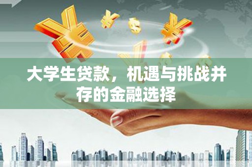 邯郸大学生贷款，机遇与挑战并存的金融选择