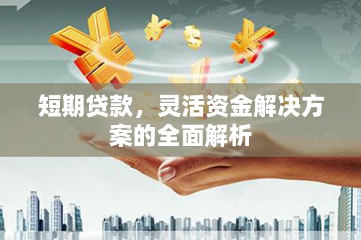 邯郸短期贷款，灵活资金解决方案的全面解析