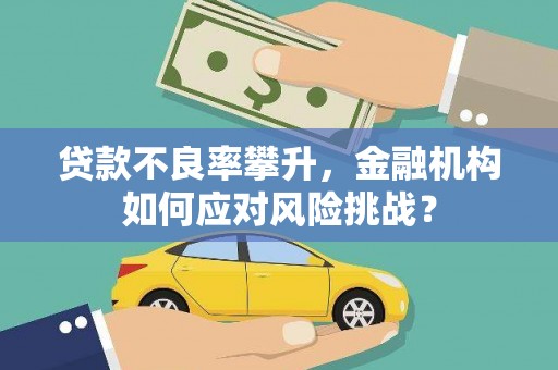 邯郸贷款不良率攀升，金融机构如何应对风险挑战？
