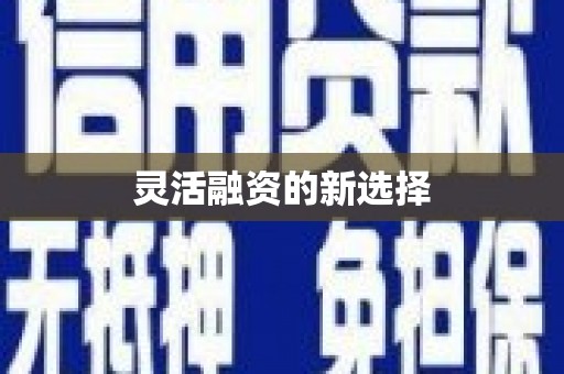 邯郸灵活融资的新选择