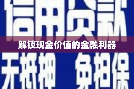 邯郸解锁现金价值的金融利器